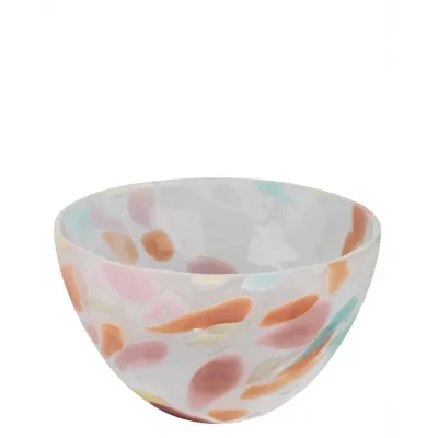 Watercolor Glass Decorative Bowl, Medium