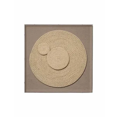 Barbados Jute Small Wall Art