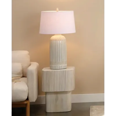 Aligned Ceramic Table Lamp