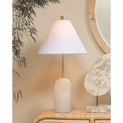 Holt Alabaster Table Lamp