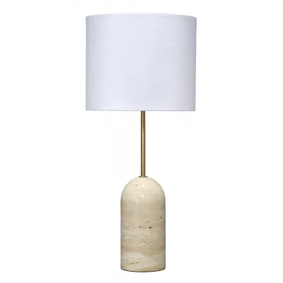 Holt Travertine Table Lamp