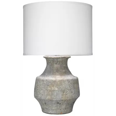Masonry Ceramic Table Lamp, Grey