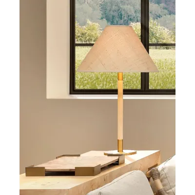 Morgana Wood and Metal Table Lamp