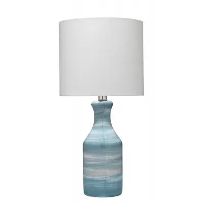 Bungalow Ceramic Table Lamp, Blue