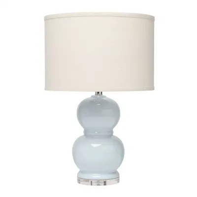 Bubble Ceramic Table Lamp, Blue