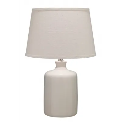 Milk Jug Glass Table Lamp, Cream