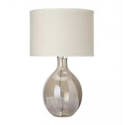 Juliette Blown-Glass Table Lamp, Grey