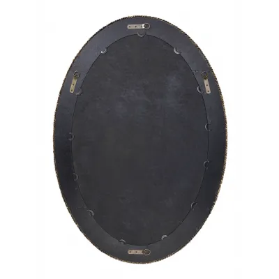 Lark Braided Seagrass Oval Mirror