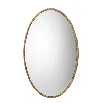 Sparrow Braided Oval Mirror Natural Seagrass