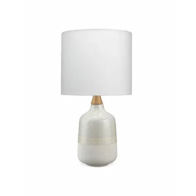 Alice Ceramic Table Lamp, Cream