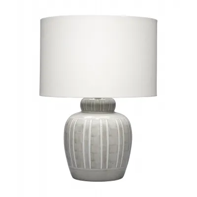 Arthur Ceramid Table Lamp, Grey