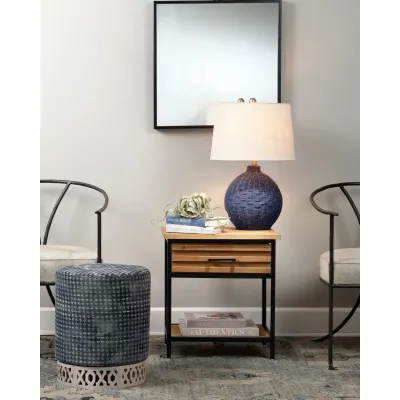 Cape Table Lamp - Indigo