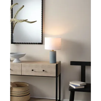 Roman Table Lamp - Blue