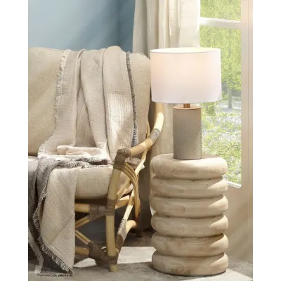 Roman Table Lamp - Taupe