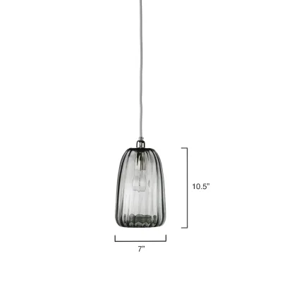 James Glass 1-Light Pendant