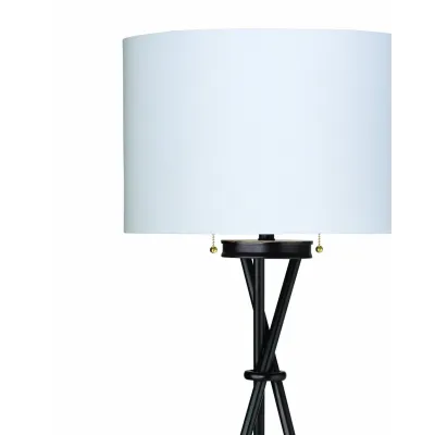 Manny Floor Lamp oiled dark bronze (pilfer)