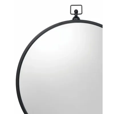 Zoe Iron Mirror, Black