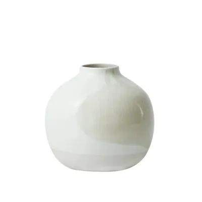 Nefle Vase Blanc A La Cendre