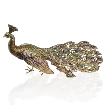 Theseus Grand Peacock Figurine (Special Order)
