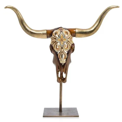 Cow Skull Objet with Stand (Special Order)