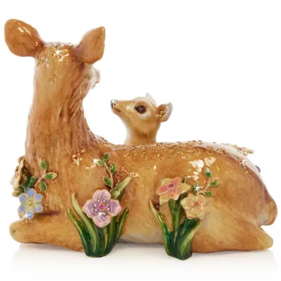 Lucy & Leo Deer and Fawn Figurine
