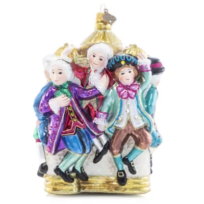 10 Lords Leaping Glass Ornament