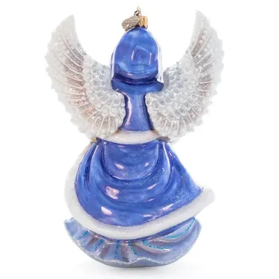 Blue Angel Glass Ornament Jewel