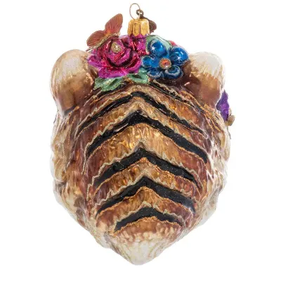 Tiger Flower Crown Ornament Jewel