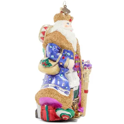 Woodland Santa Ornament