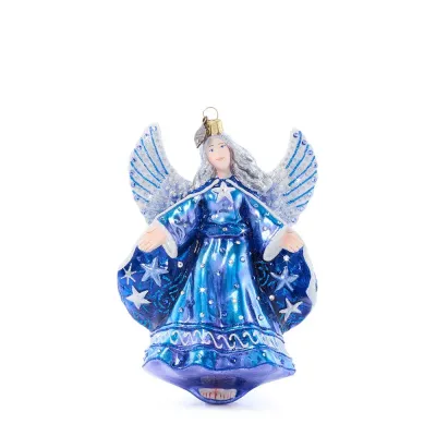 Night Angel Glass Ornament