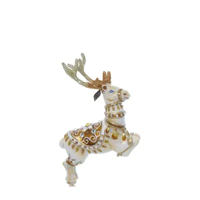 Blitzen Glass Ornament