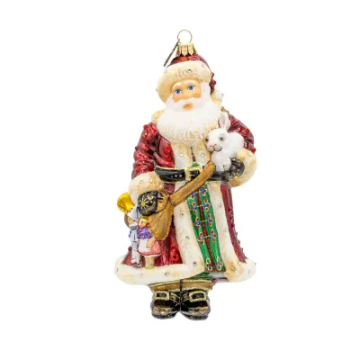 Santa's Arm Full Of Gifts Ornament