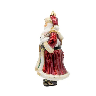 Santa's Arm Full Of Gifts Ornament