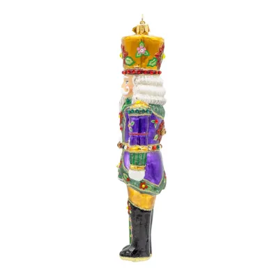 Poinsettia Nutcracker Ornament