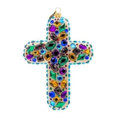 Bejeweled Cross Ornament