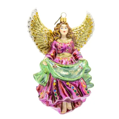Silent Night Angel Ornament