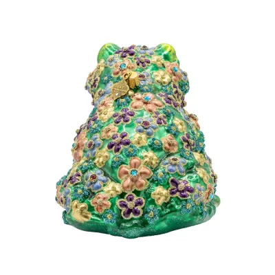 Floral Frog Ornament
