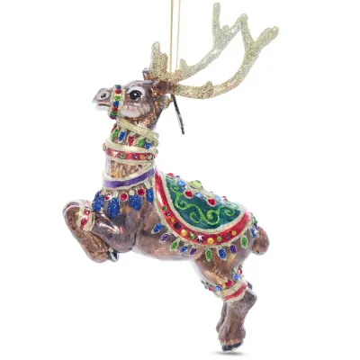 Dasher Glass Ornament