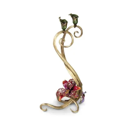 Roselyn Flora Orchid Candlestick Double