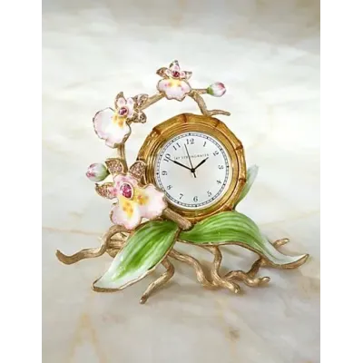 Tara Orchid Clock