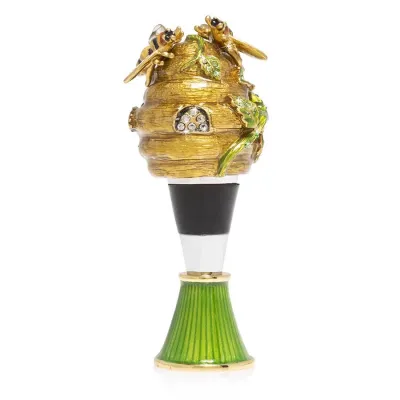Beehive Wine Stopper and Stand