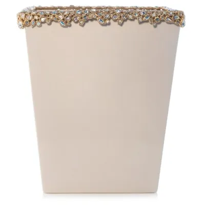 Esther Opal Bejeweled Trash Bin