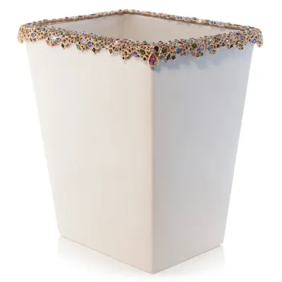 Esther Bouquet Bejeweled Trash Bin