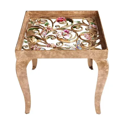 Josephine Floral Side Table