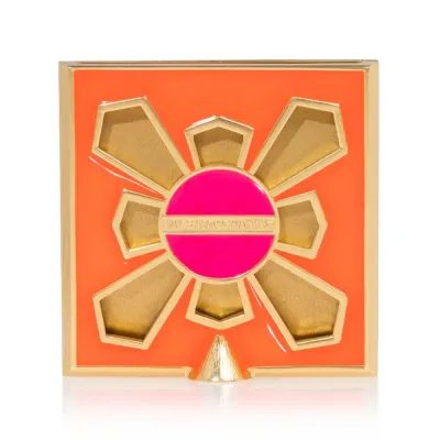Leland Electric Pink Pavé Corner Frame 2"