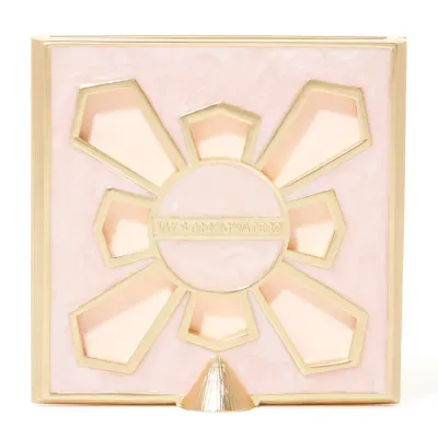Leland Baby Pink Pavé Corner Frame 2"