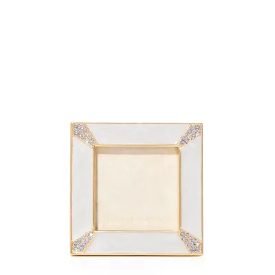 Leland Baby Blue Pavé Corner Frame 2"