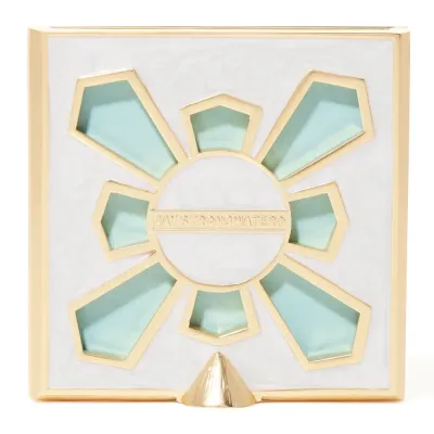 Leland Baby Blue Pavé Corner Frame 2"