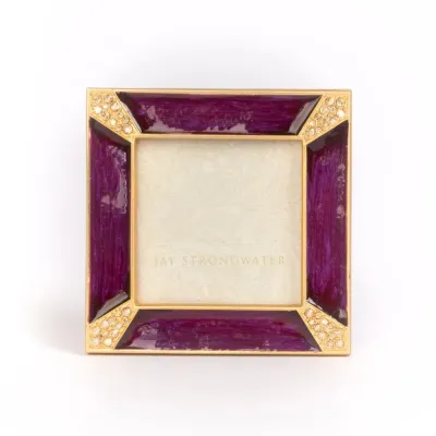 Leland Bouquet Pavé Corner Frame 2"