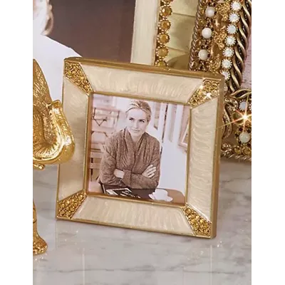 Leland Pave Corner 2" Square Picture Frame